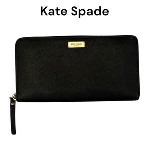 Kate Spade Elegant Black Zip Wallet